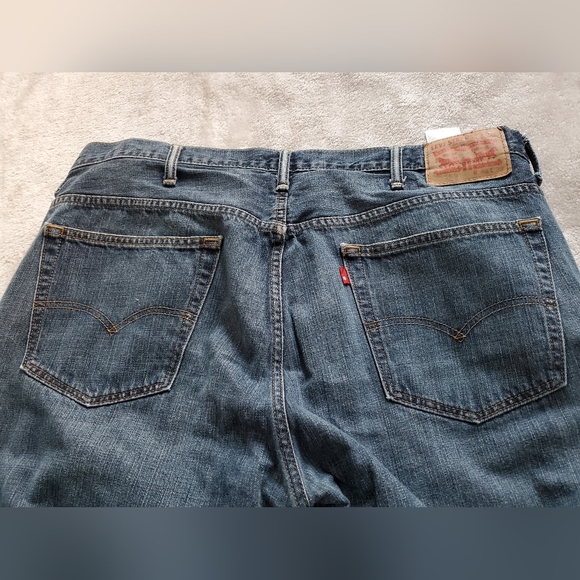 Levis 569 Jeans Mens 40x32 Relaxed Loose Fit Blue Denim - Picture 9 of 14